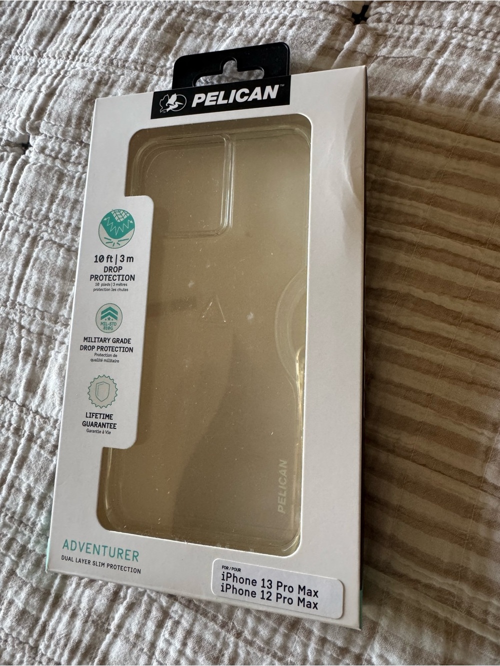 Adventurer Dual-Layer Slim Protection Case for iPhone 13 Pro Max - Clear